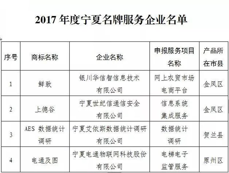 宁夏实业公司的新兴趋势解读